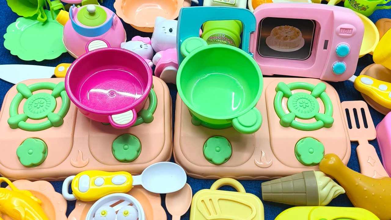 12 Minutes Satisfying with Unboxing Hello Kitty Kitchen and Laundry Set Toys ASMR | Review Toys 🪀