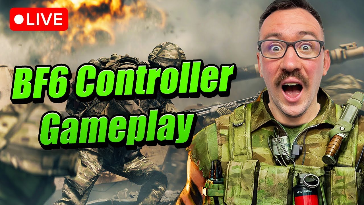 🔴LIVE - Dominating BF6 with the Power of Aim Assist 😈🎮