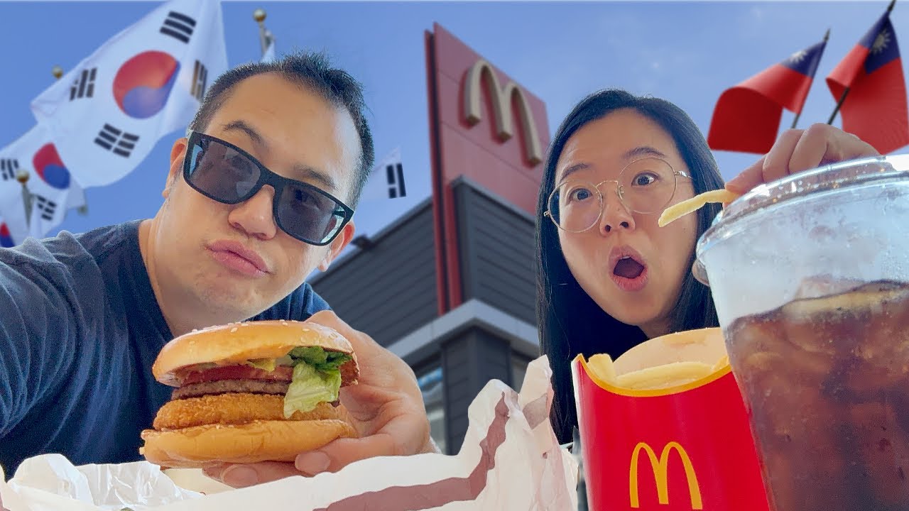 McDonald's Taiwan vs Korea: We Try Exclusive Menu Items!