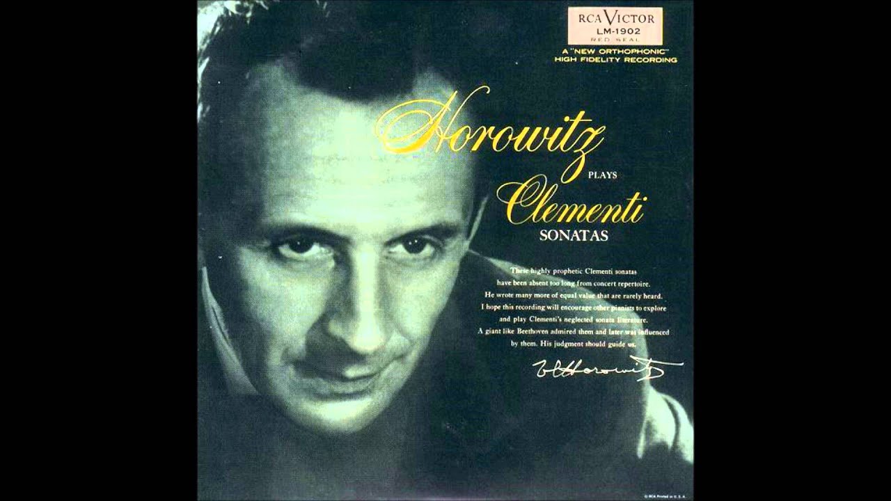 Clementi - Piano sonata op.34 n°2 - Horowitz