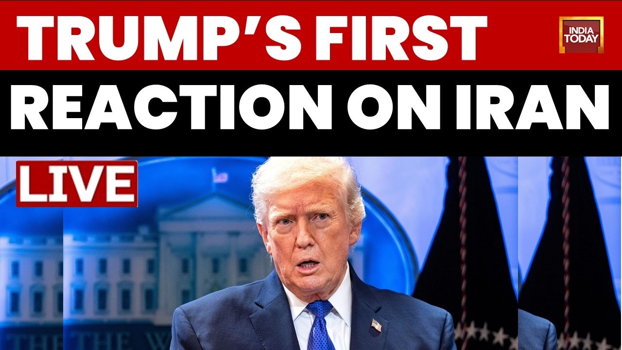 Israel Attack Iran News LIVE | Trump's First Reaction After Attacking Iran News LIVE | Trump News