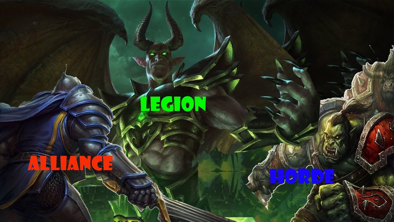 WarCraft 3 Empire of the Tides LEGION  Mod: ALLIANCE and HORDE  vs LEGION