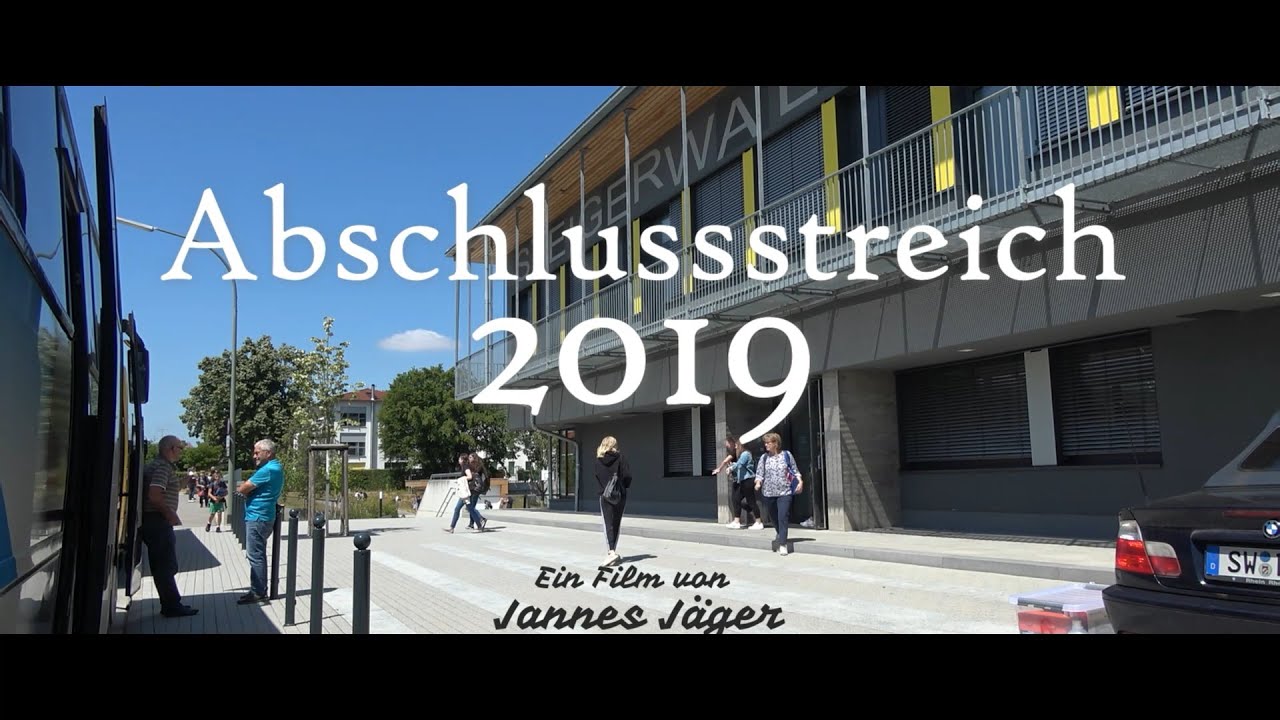 Abschlussstreich 2019 an der Steigerwaldschule Ebrach