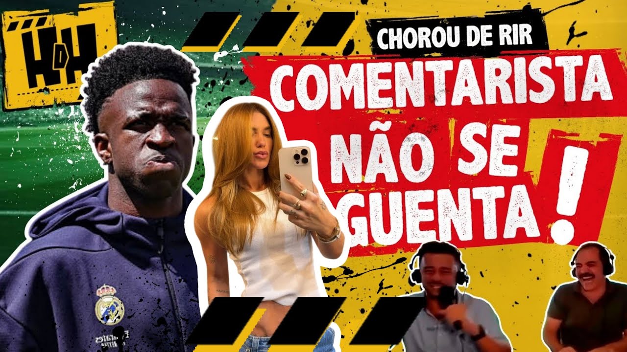 Locutores zoam &ldquo;beleza interior&rdquo; de Vini Jr e v&iacute;deo viraliza com gargalhadas