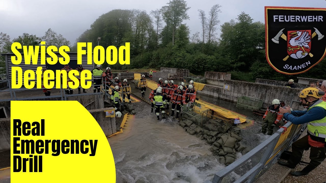 🌊 Inondations : immersion dans un exercice réel avec Water-Gate© et les pompiers suisses