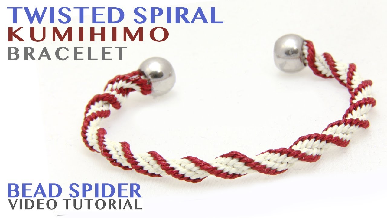 Easy Spiral Braided Bracelet - Beginners Tutorial