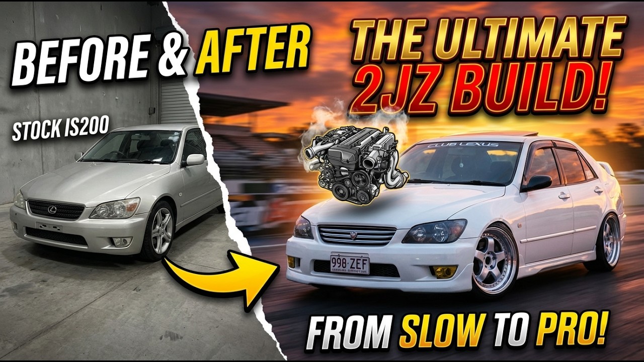 Building a 2JZ Lexus IS200 Manual In 5 Minutes