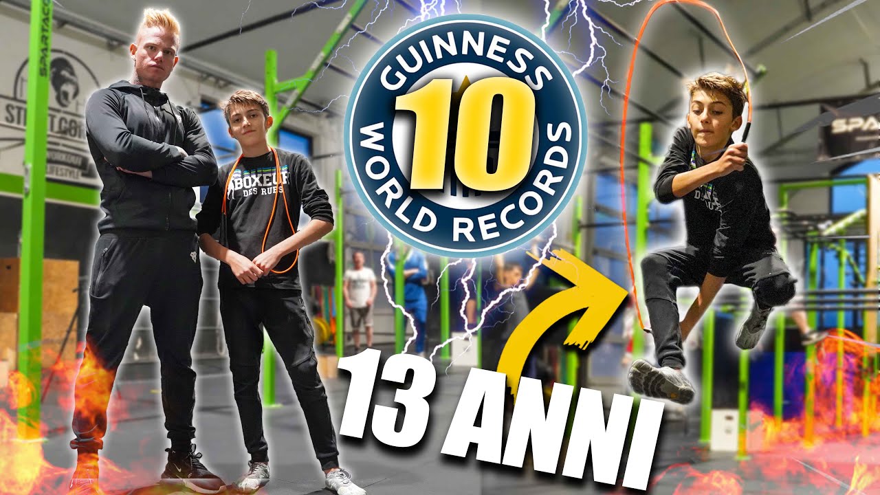 Questo BAMBINO di 13 ANNI ha 10 RECORD MONDIALI! *fortissimo* 😱