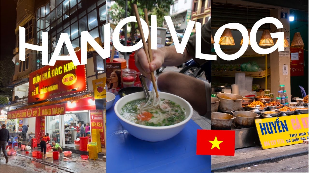 HANOI VLOG | Trying egg coffee, street food & exploring the chaotic streets! | Backpacking Asia 2023