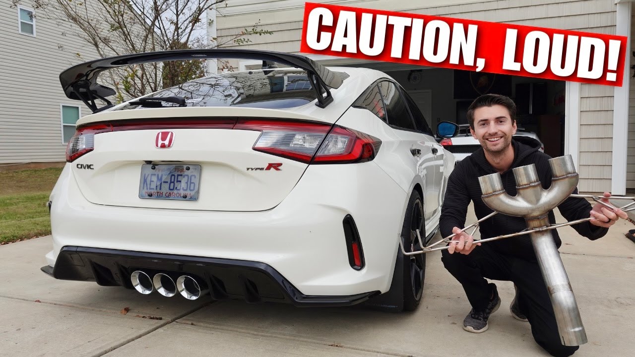Making My FL5 Honda Civic Type-R Even Louder!! AWE Track Exhaust Install!