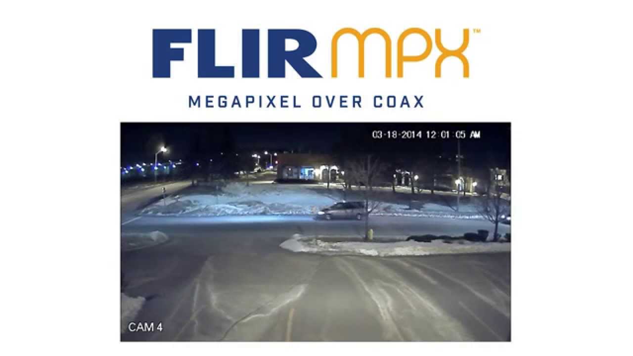 FLIR MPX Megapixel Over Coax - HD Security Easy for Retrofit and Affordable