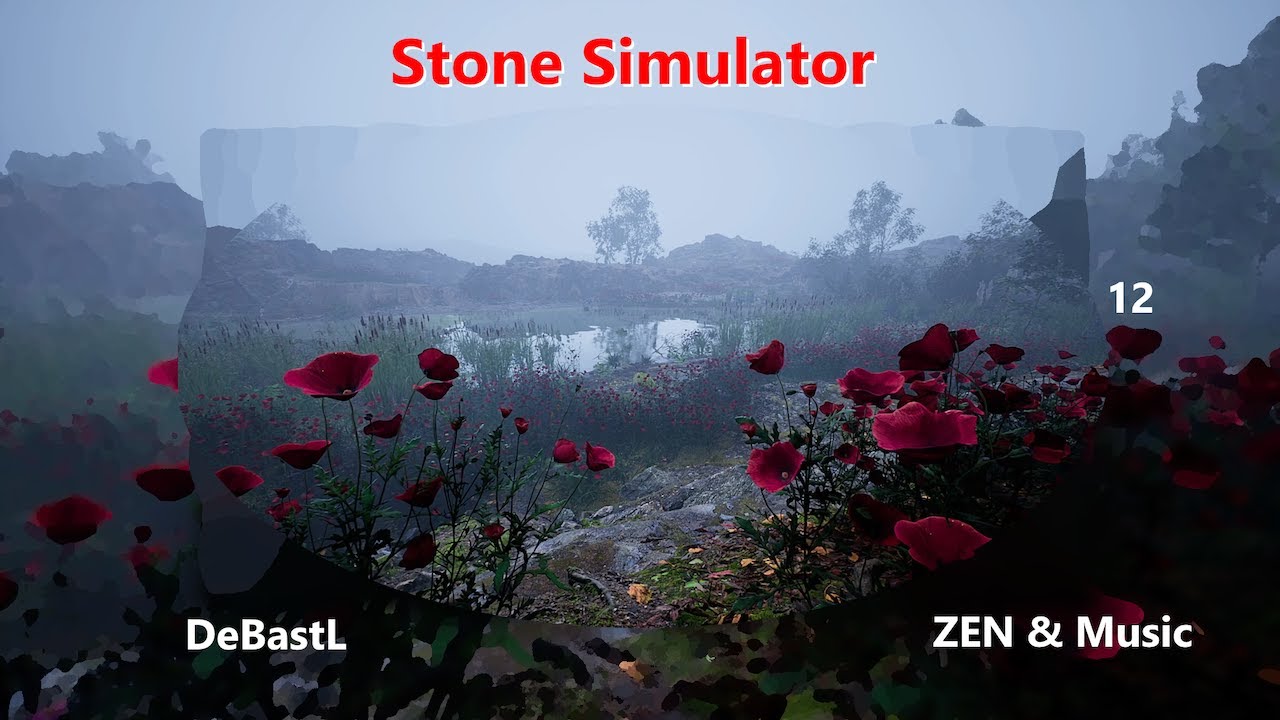 Stone Simulator - Just Be a Rock | 12 | Relaxen, Träumen, ASMR, Yoga, Entspannen | ZEN & Music