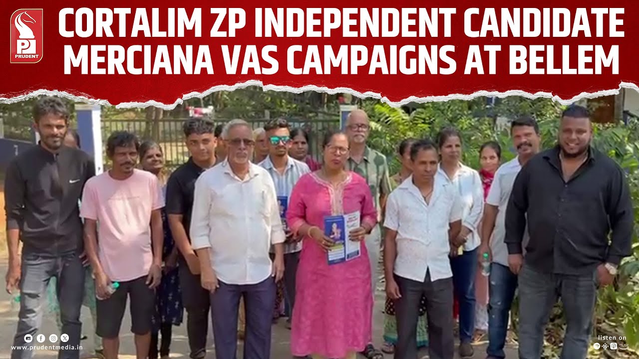 Cortalim ZP Independent Candidate Merciana Vas Campaigns at Bellem