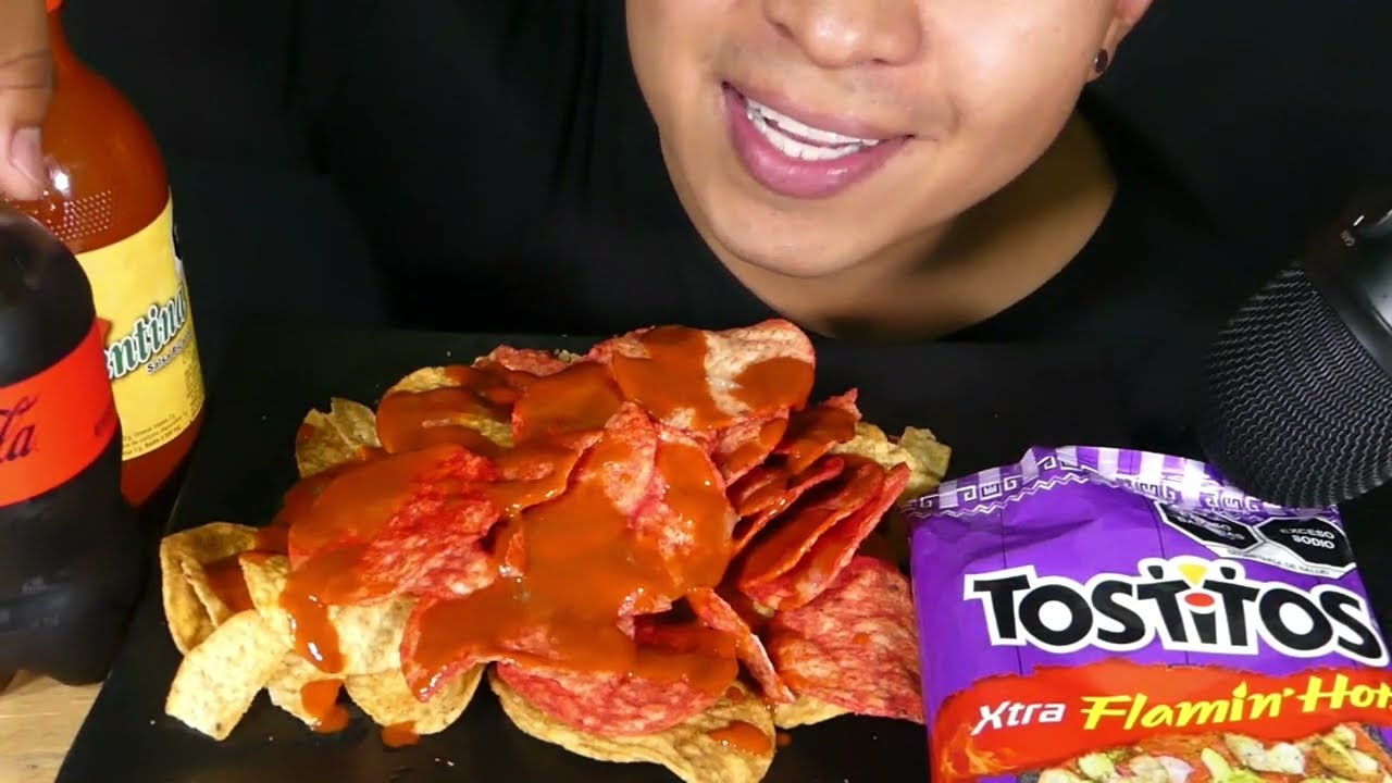 TOSTITOS CON SALSA VALENTINA 🔥| ASMR