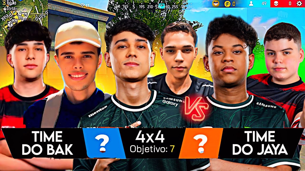 REVANCHE! 4x4 APOSTADO MD3 + 1 PRT TÁTICO - TEVE 7X0? TIME DO BAK e MARECHAL vs TIME DO JAYA