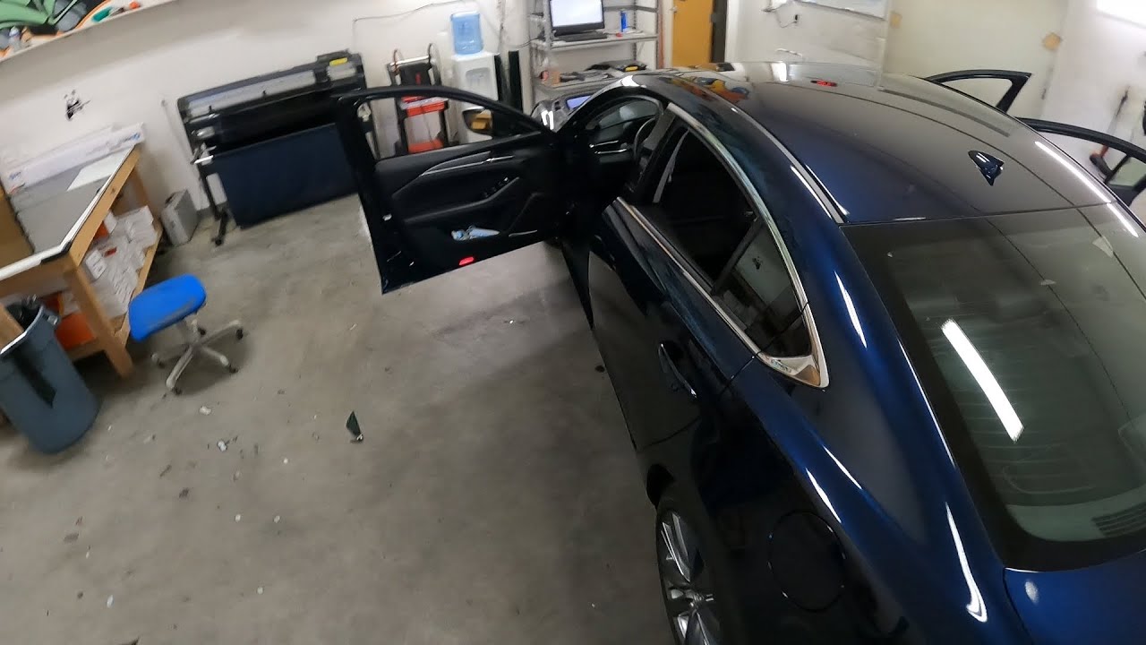 Getting 2021 Mazda 6 ready for tint