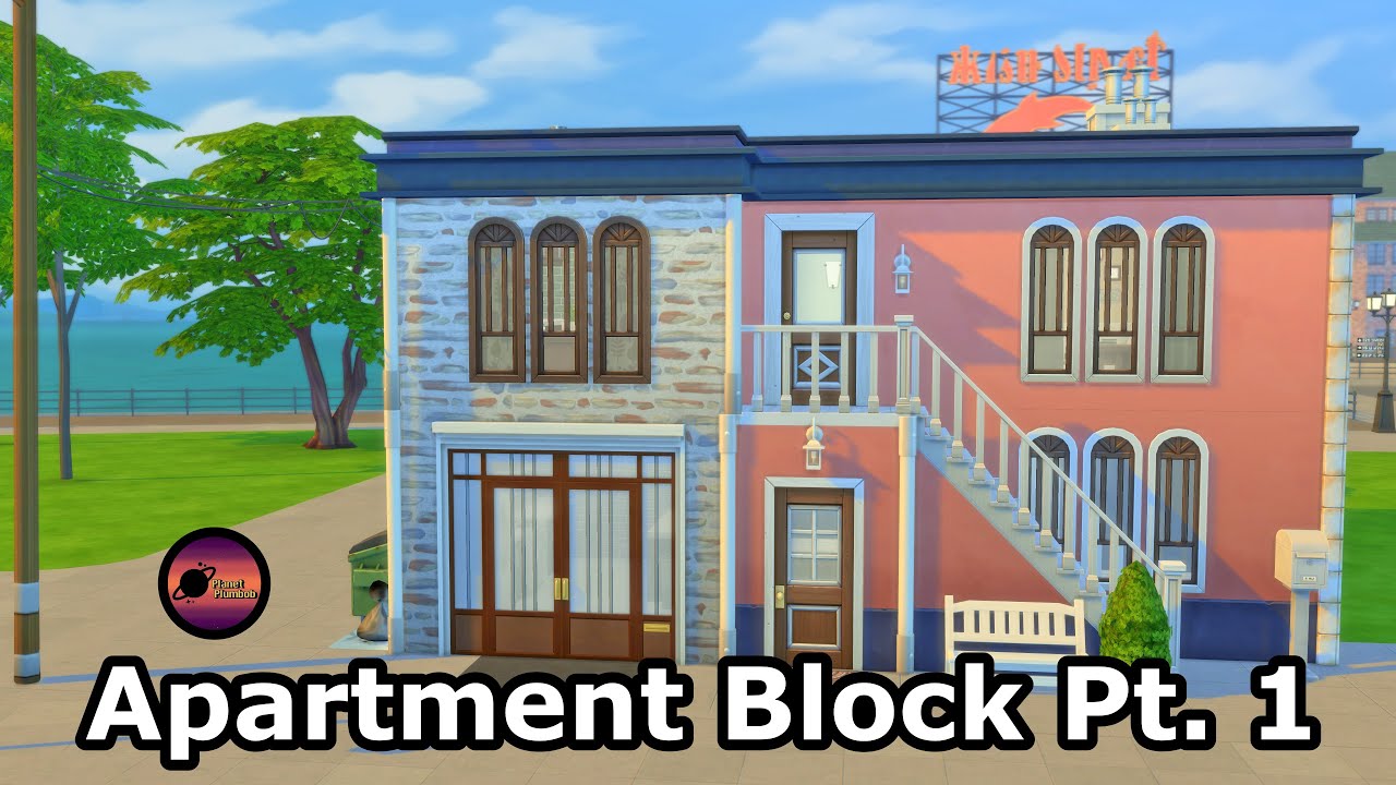 Apartment Block Pt. 1 [The Sims 4 Stop Motion]