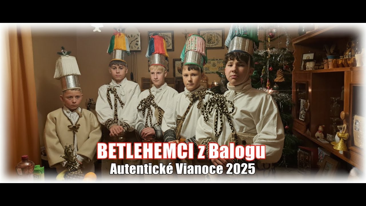 Betlehemci z Čierneho Balogu | Tradičná vianočná koleda v rodine (2025)