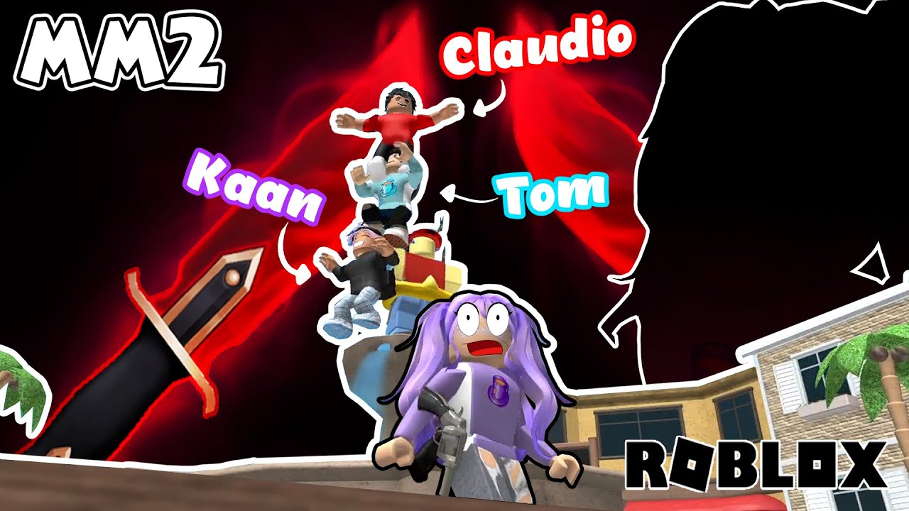4 FREUNDE spielen MM2! Dania, Kaan, Claudio und Tom