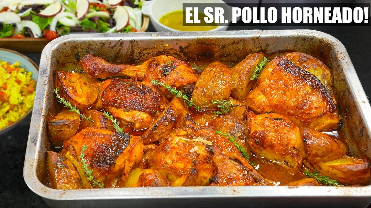 POLLO HORNEADO para navidad ! Cocina Fácil