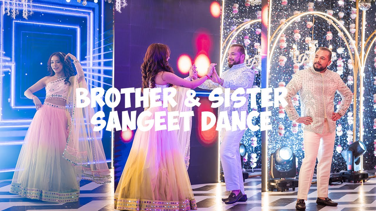Surprise Brother & Sister Sangeet Dance + Solo Dance! Yeh Kaisa Ladka Hai