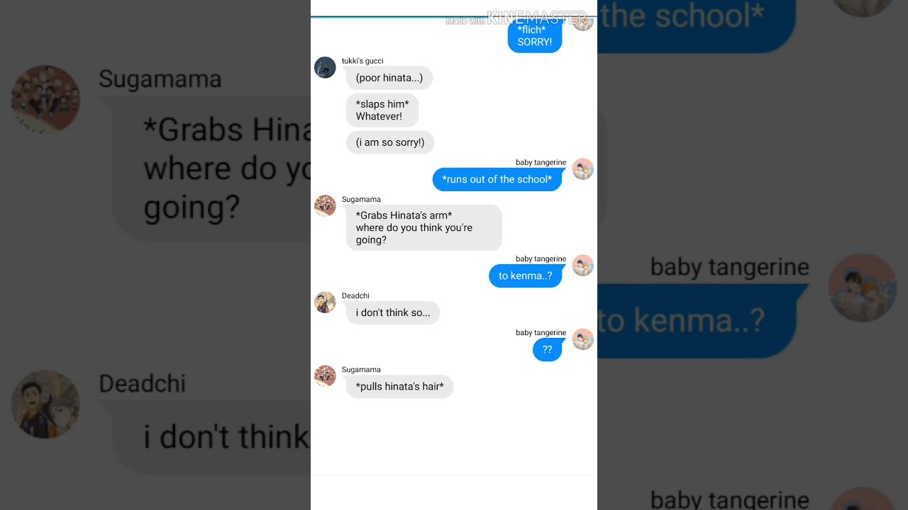 Being mean to Hinata || Haikyuu texts||episode 1|| the unknown number ||