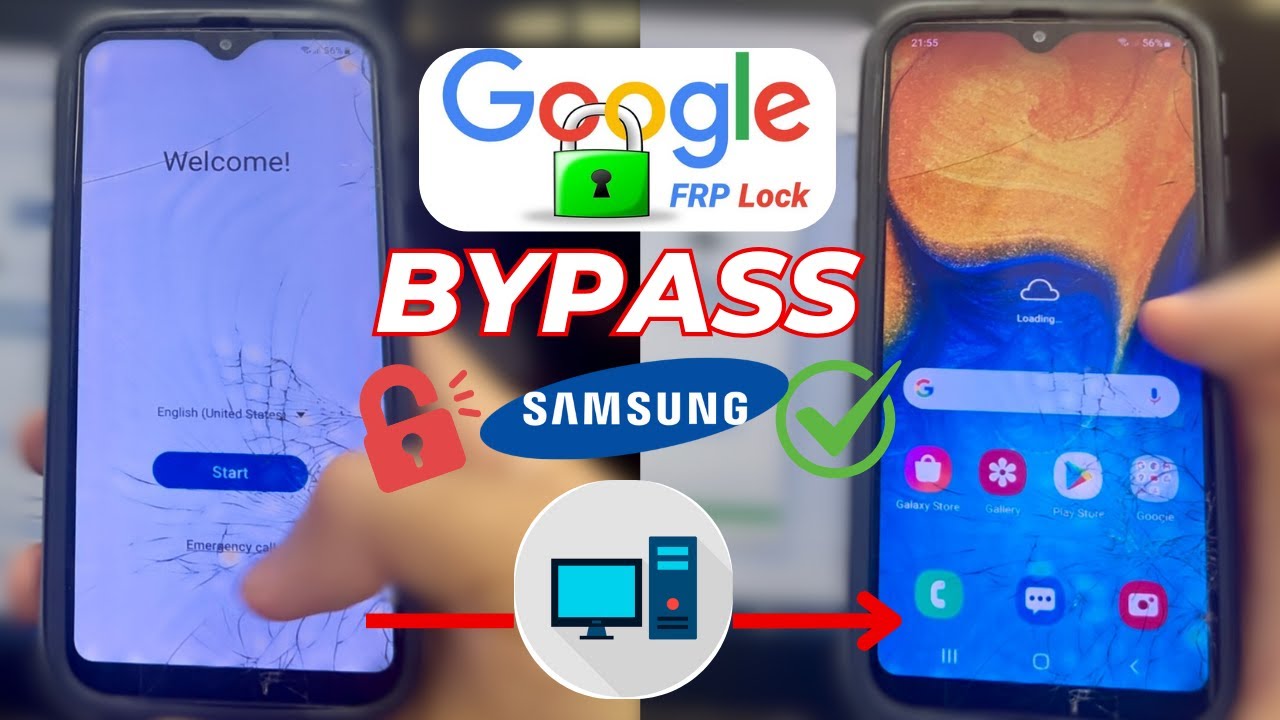 How Remove Bypass FRP Google Account Samsung A20e SM-A205F New Security