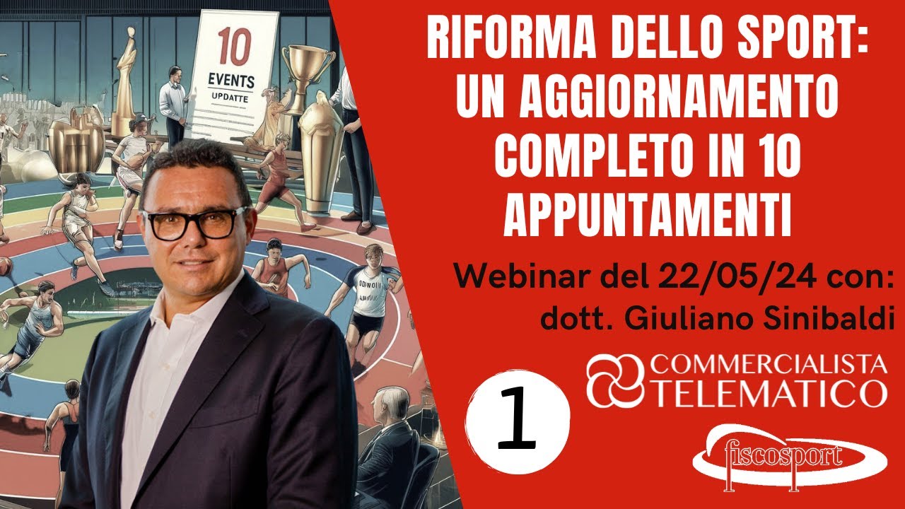 Riforma dello Sport un aggiornamento completo in 10 appuntamenti