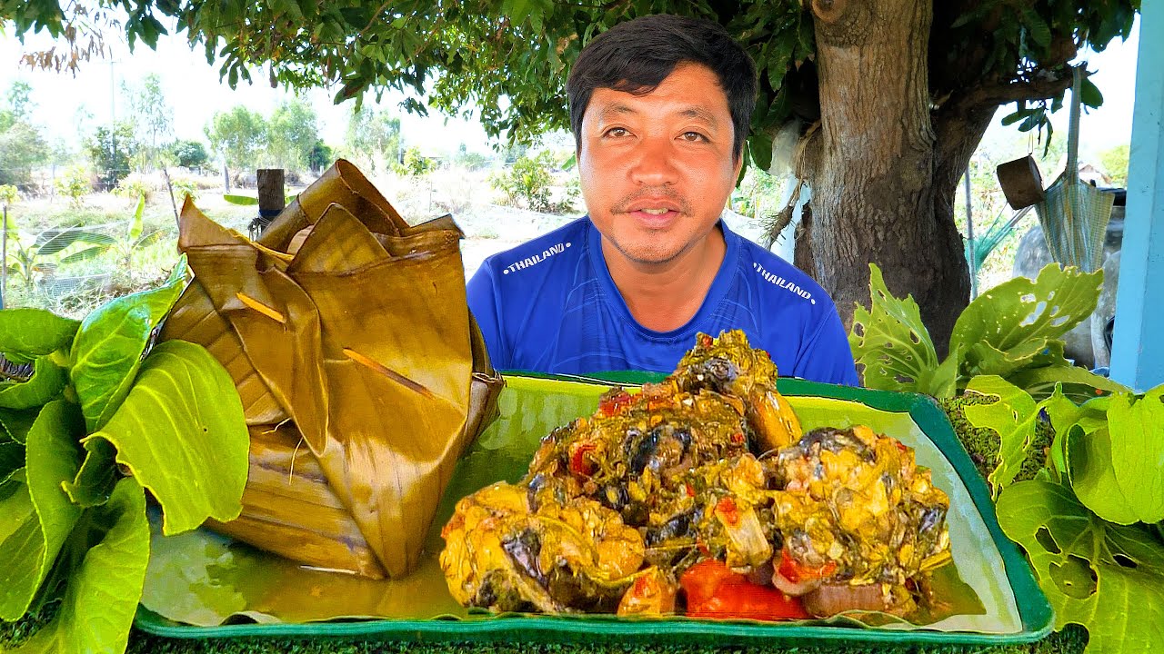 ห่อหมกกบรสเด็ด ห่อใหญ่ๆฝีมือแม่น้องวันศีล แซ่บรักษามาตรฐาน