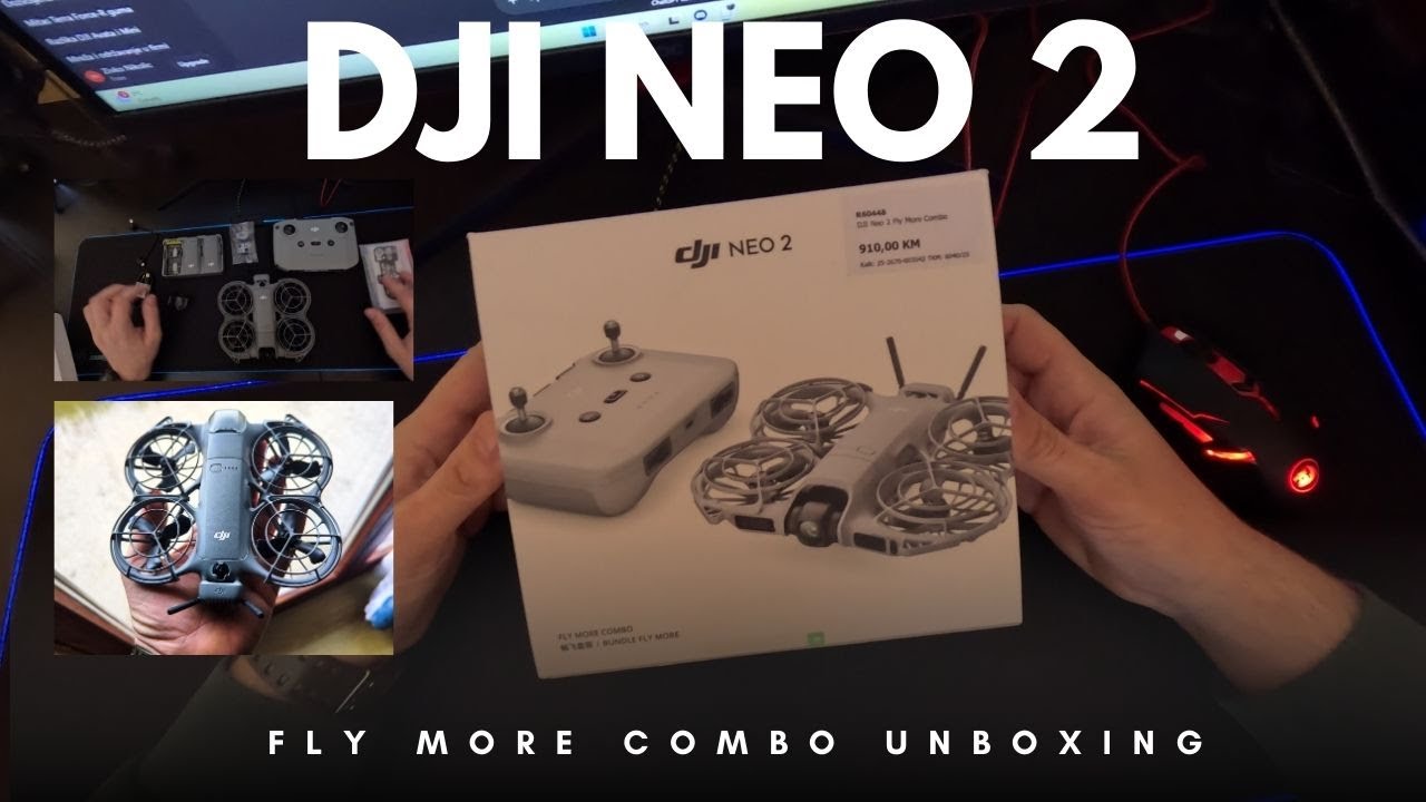 DJI NEO 2 FLY MORE COMBO Unboxing & First Look Otpakivanje i prvi pregled 