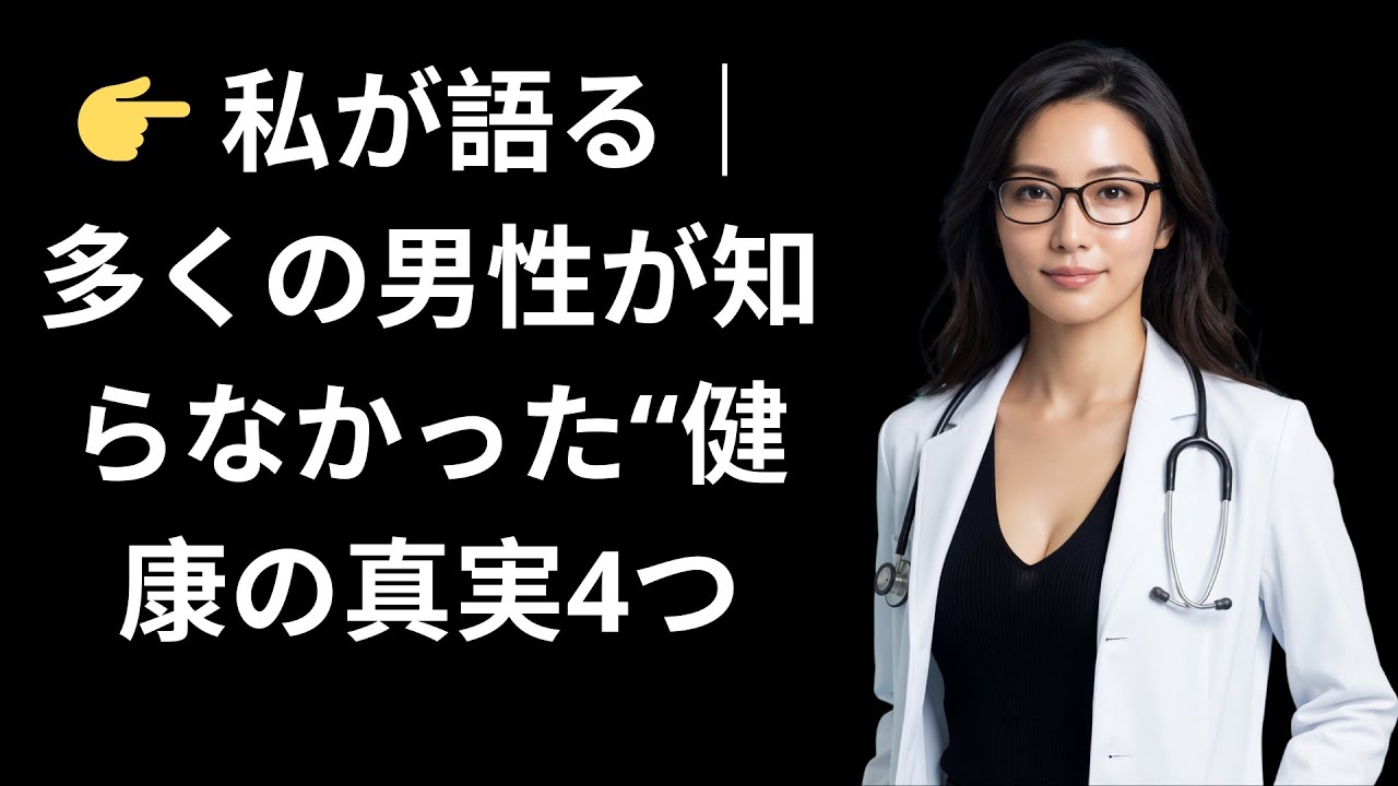 🧠 60代男性必見｜今だから明かせる“体に隠された4つの真実