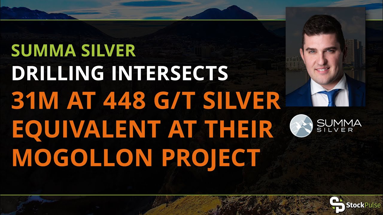 Summa Silver Drilling Intersects 31M at 448 G/T Silver Equivalent at their Mogollon Project