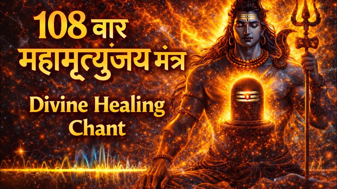🔱 108 बार महामृत्युंजय मंत्र |Rare Divine Voice Chant|Healing & Protection Mantra #ShivDhun #Mahadev