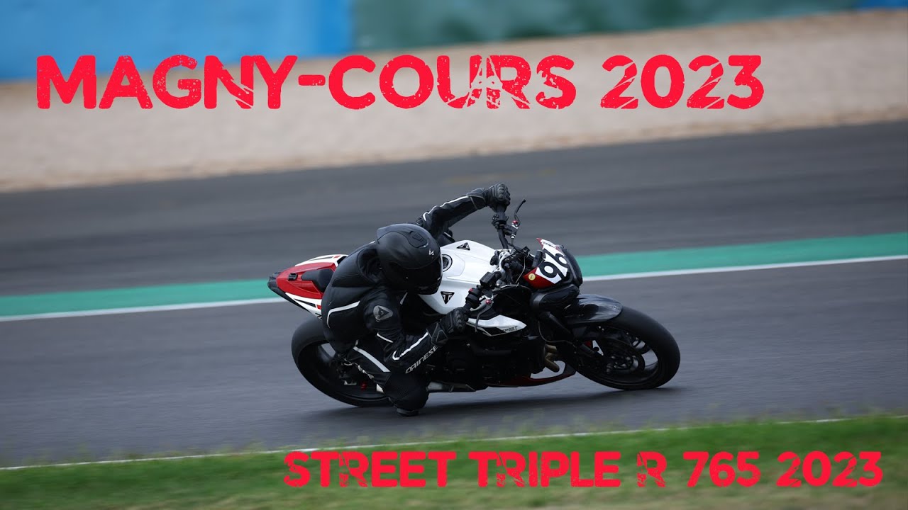 STREET TRIPLE R 765 2023 | MAGNY-COURS | GPS OVERLAY