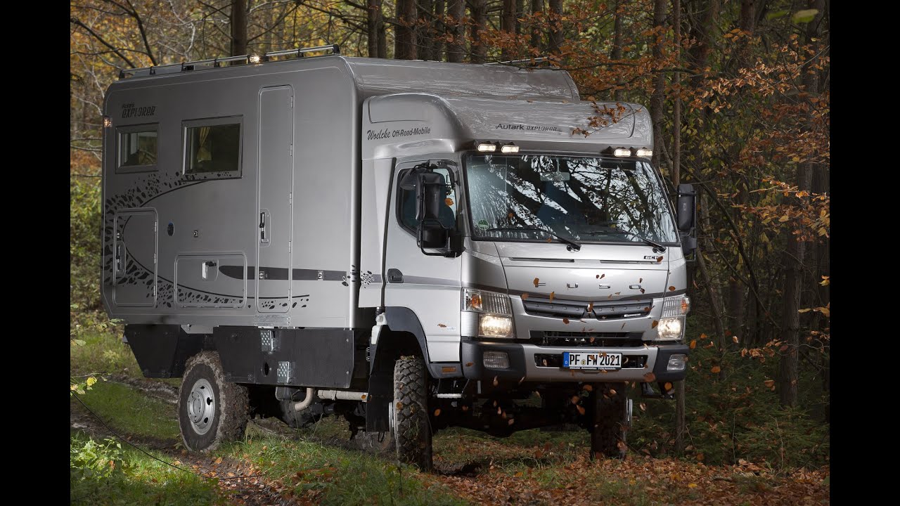 Mitsubishi Fuso Canter Allrad-Wohnmobil im Test