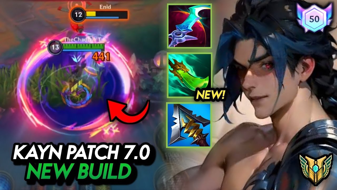 Wild Rift: NEW ITEMS MADE RED KAYN BROKEN AGAIN!! 💀 (PATCH 7.0 NEW BUILD) 
