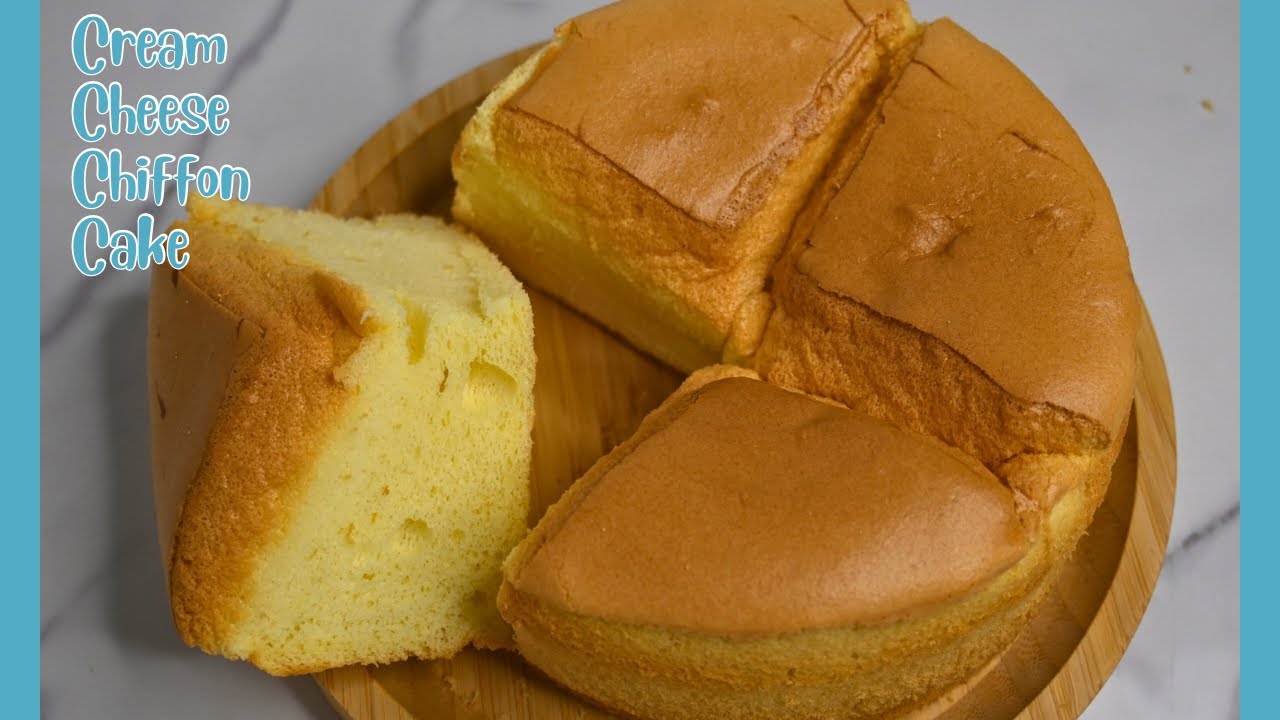 [ASMR] Light & Fluffy Cream Cheese Chiffon Cake [Soothing Baking]