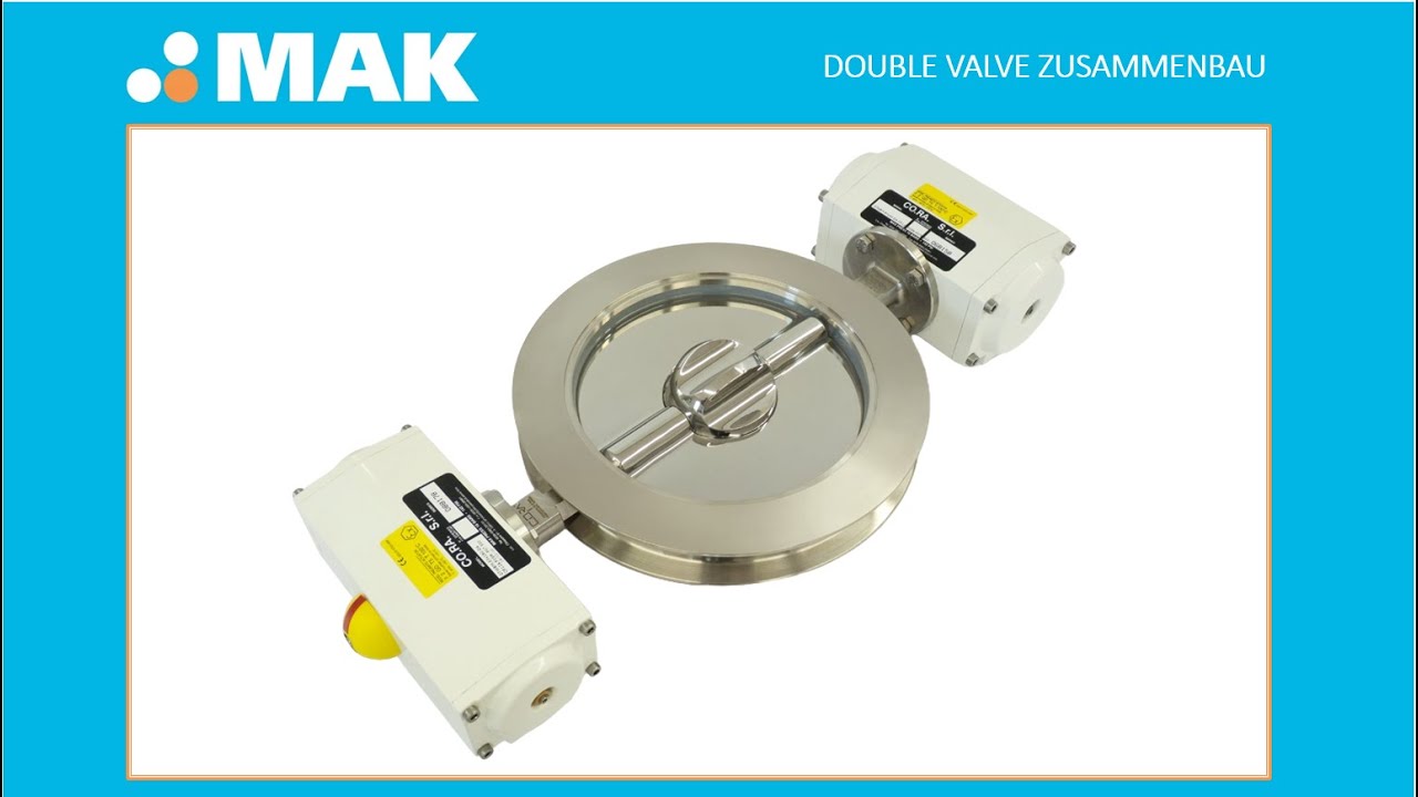 MAK | CO.RA Double Valve® Zusammenbau