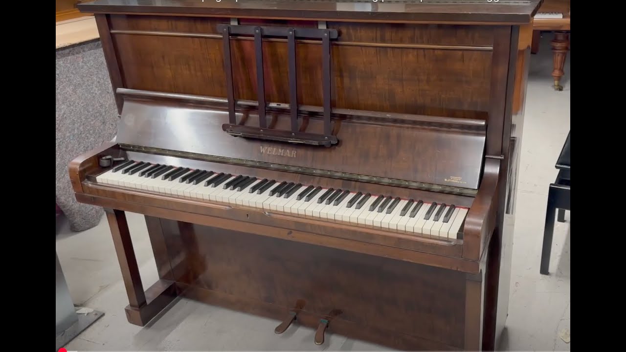 Assessment of a Welmar upright piano c1932 - Loose tuning pins: replace vs. restring? More thoughts: