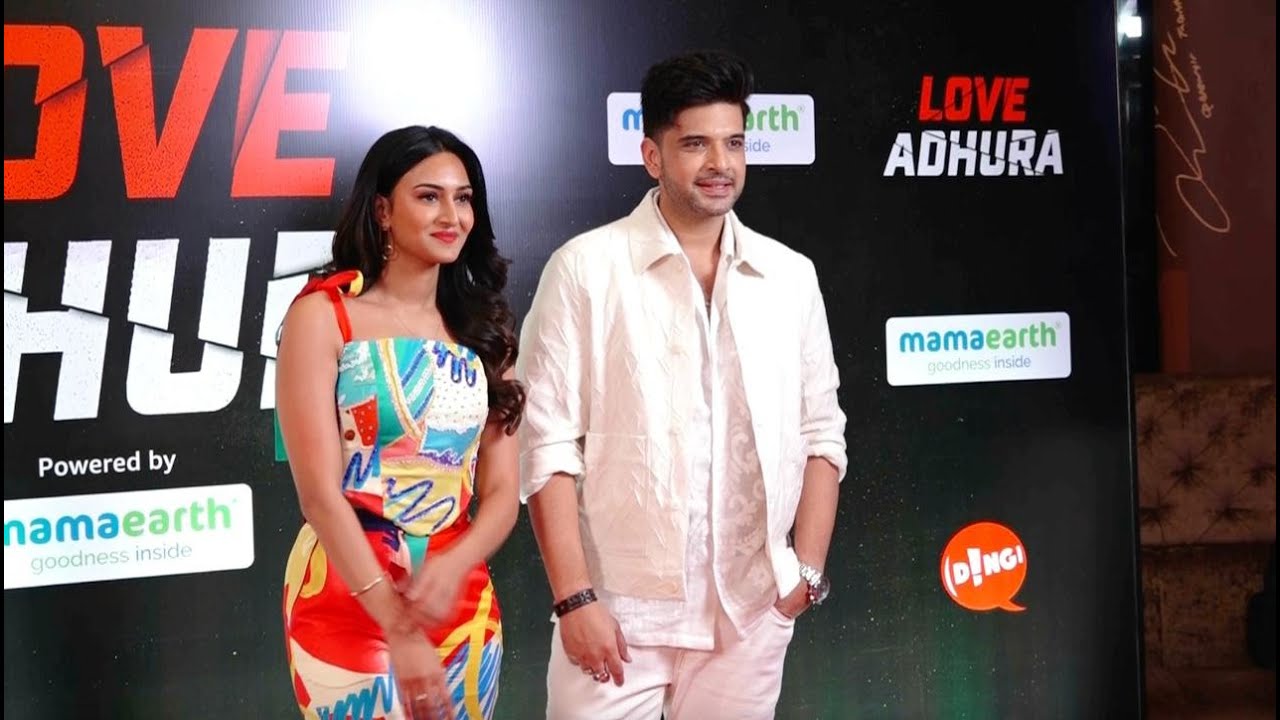 Karan Kundra, Erica Fernandes, Nyra Banejee, Akasha Singh, Javed Jaffrey at Love Adhura Screening
