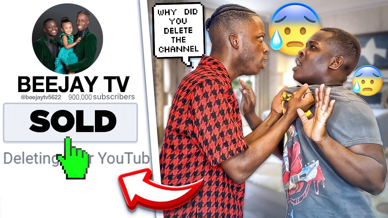TELLING MY BOYFRIEND I “SOLD” OUR YOUTUBE CHANNEL TO SEE HIS REACTION!!