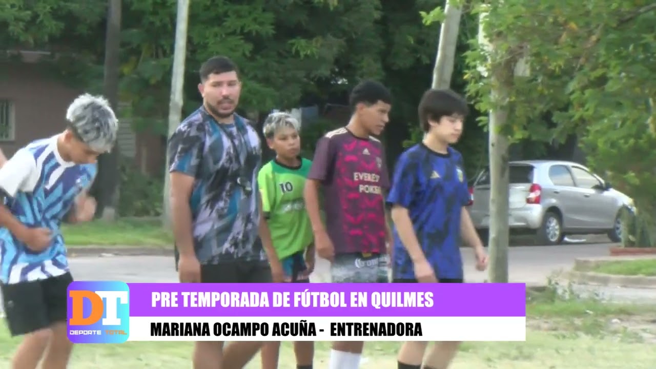 PATRICIA OCAMPO - ENTRENADORA DE FÚTBOL QUILMES