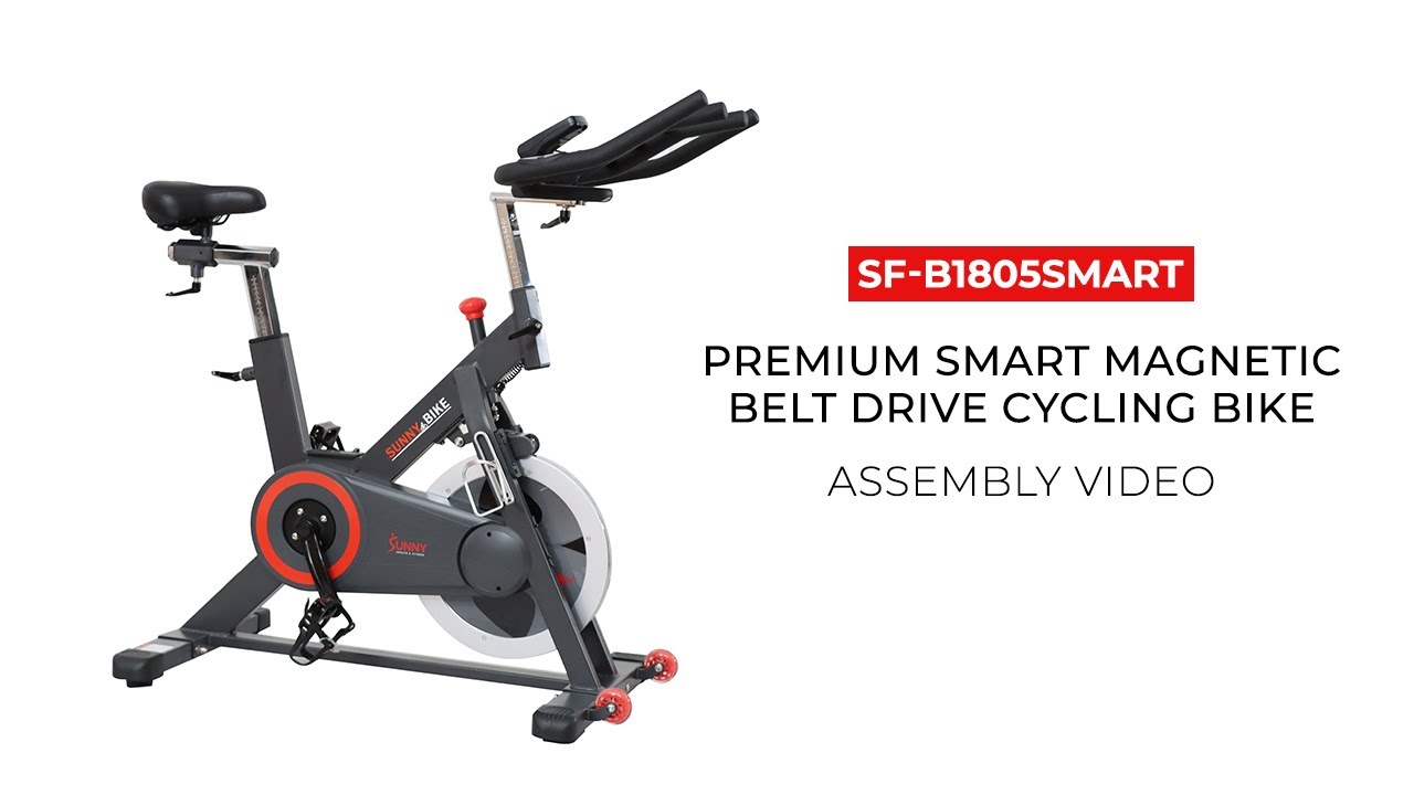 How To Assemble: SF-B1805SMART Premium Smart Magnetic Belt Drive Indoor Cycling Bike
