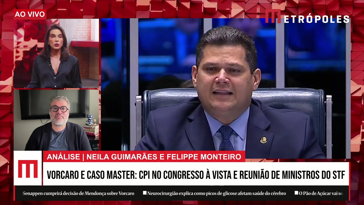 Vorcaro e caso Master: CPI no Congresso à vista e reunião de ministros do STF