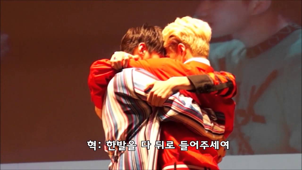 160429 빅스 명동 팬싸 켄 라비 레오 벌칙수행