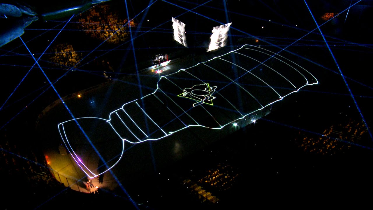 Penguins Stanley Cup Finals Game 1 Laser Show