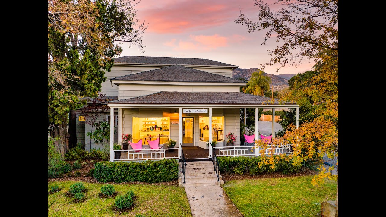 The Montgomery House | Luxury Listing | Ojai, California | Art Gallery & Private Residence
