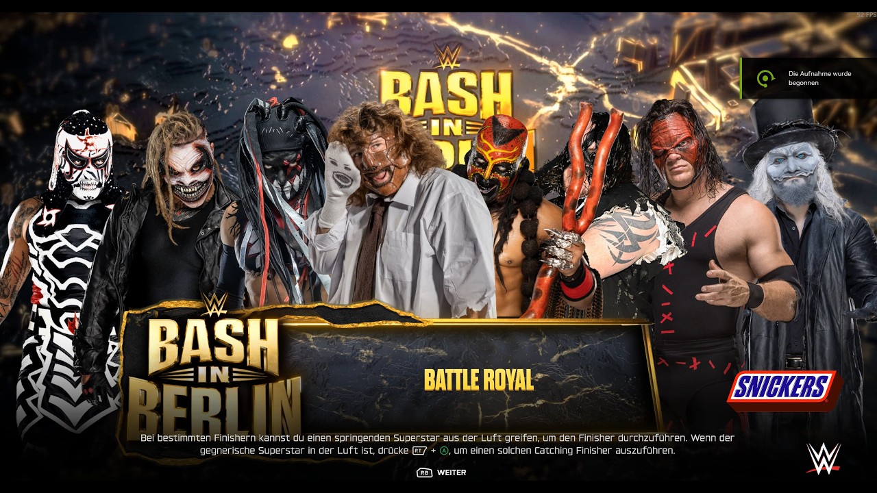 WWE 2K25 8 man བ ཇ ཀ བ ས Battle Royale [Showcase] with Entrances