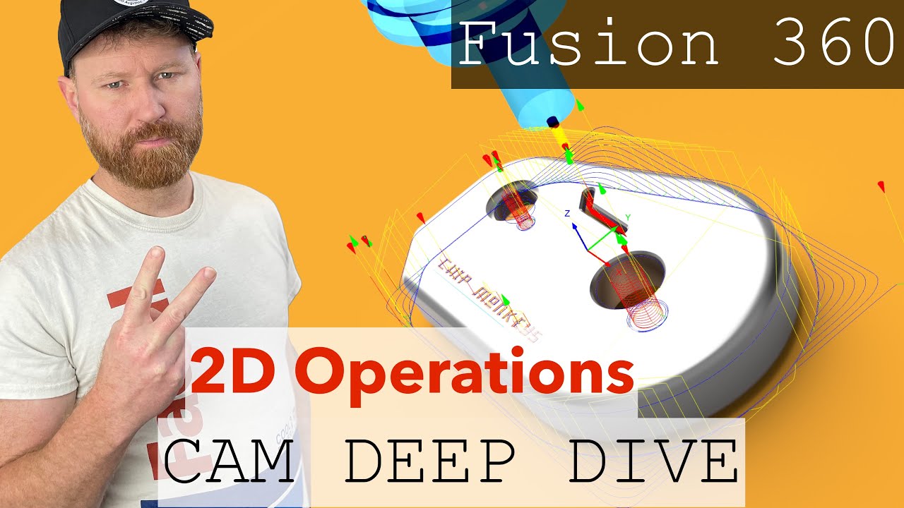 Освоение операций 2D CAM: учебное пособие по Fusion 360 CAM