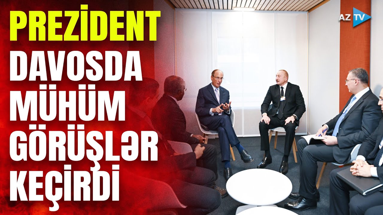 Prezident “BlackRock” və “Global Infrastructure Partners” şirkətinin icraçı direktoru ilə görüşüb